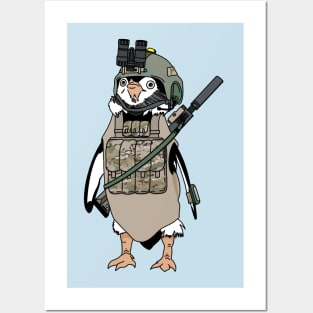 Tactical Penguin Posters and Art